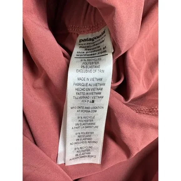 Patagonia Women's Fleetwith Dress Size M Rosehip Travel/Outdoor Athletic Summer - Picture 6 of 7